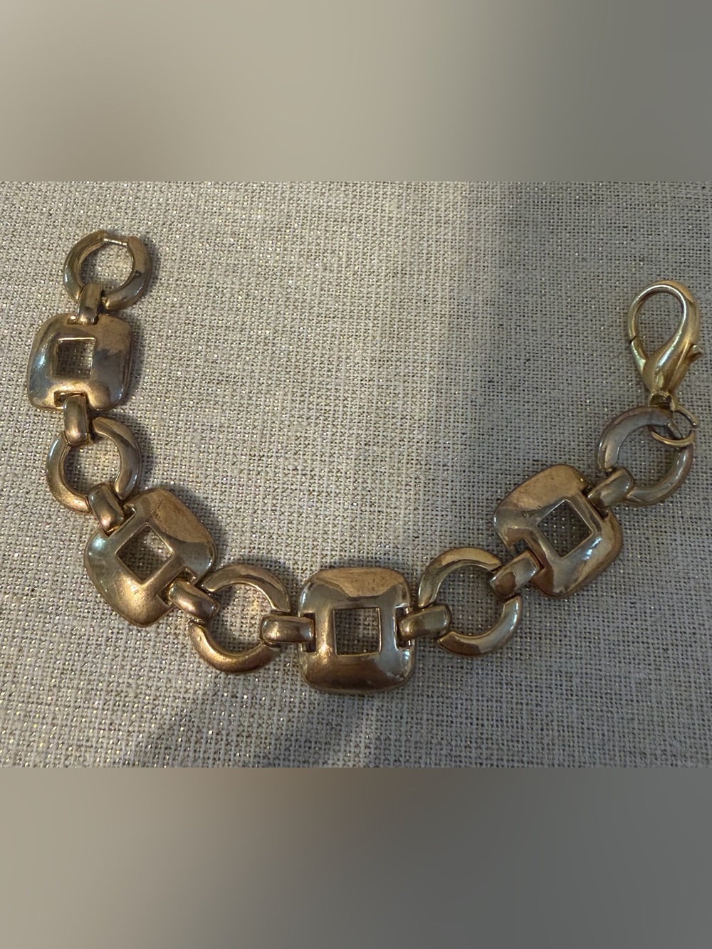 Gold Link Statement Bracelet - Women's Jewelry